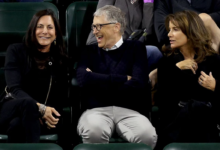 بیل گیتس در کنار شریک جدید زندگی اش