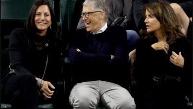 بیل گیتس در کنار شریک جدید زندگی اش